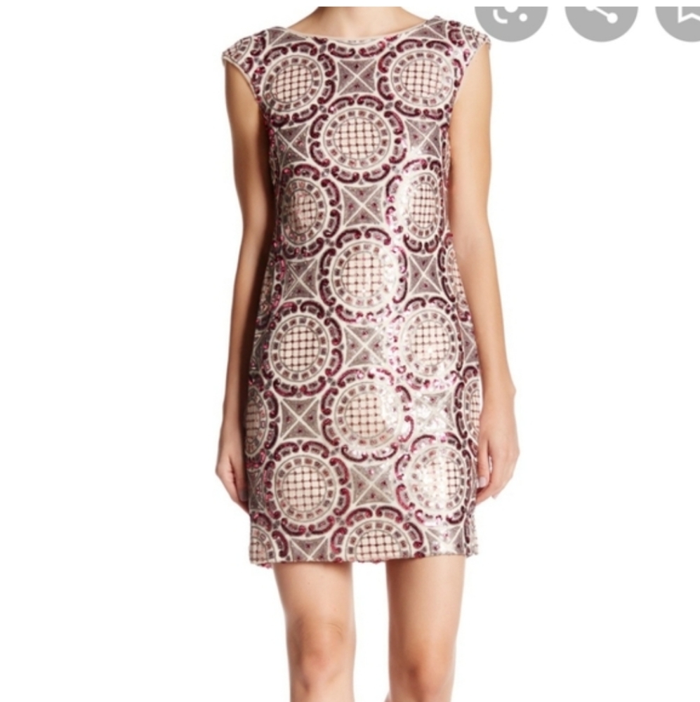 Nicole Miller sequin lined dress. Size 10, perfect for a party or new years